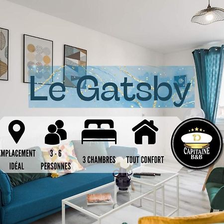 Le Gatsby - 3 Chambres - Centre-Ville 特鲁瓦 外观 照片