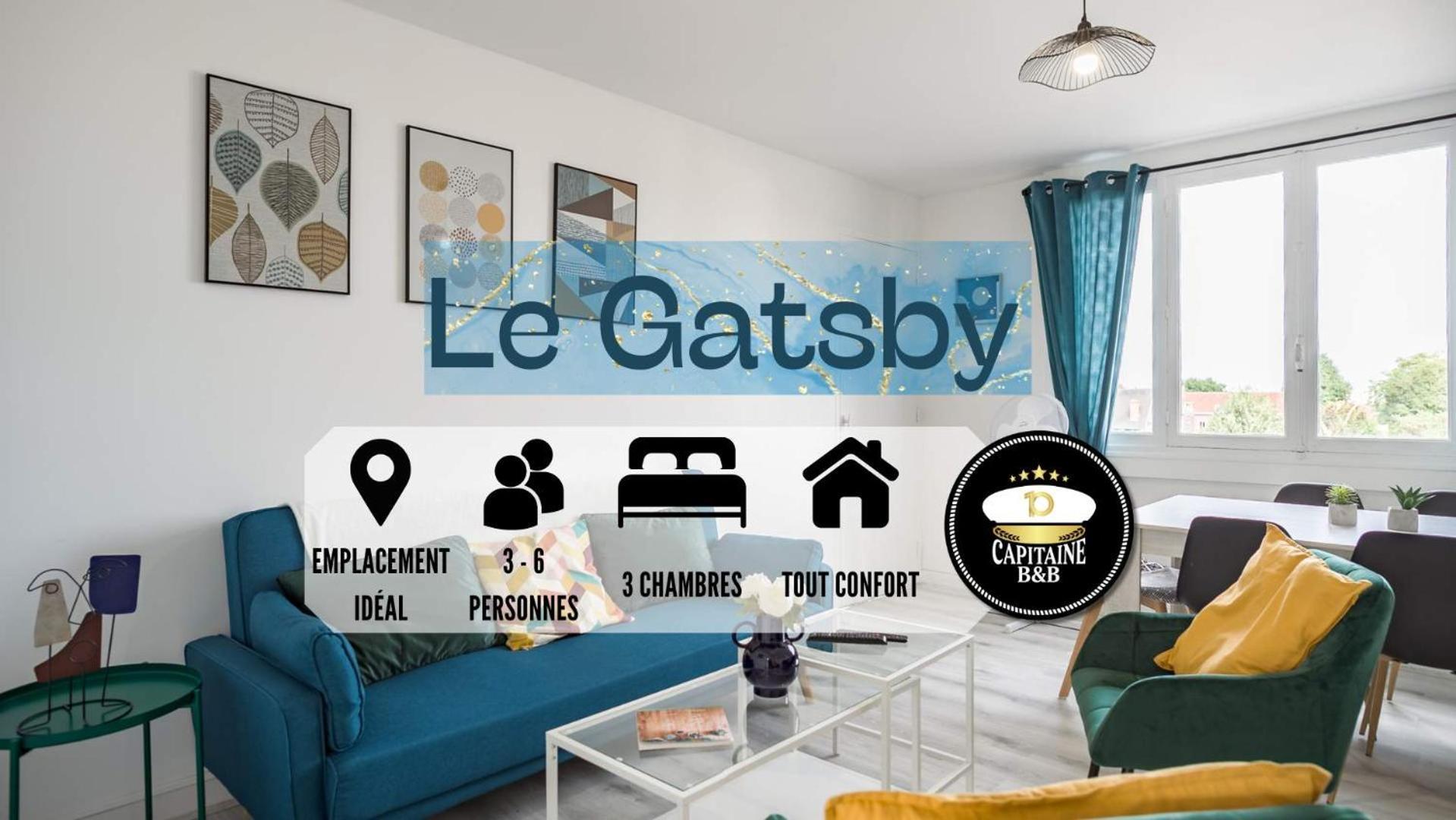 Le Gatsby - 3 Chambres - Centre-Ville 特鲁瓦 外观 照片